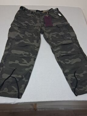 NWT Surplus Raw Vintage Fatigues Trousers, Size L, Camo, Cargo